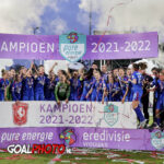 AMSTERDAM, 20-05-2022 ,De Toekomst, Pure Energie Eredivisie vrouwen, Ajax - Twente (women) , season 2021 / 2022,  FCTwtente champin 2021/2022after  the match Ajax - Twente (women)  2-3