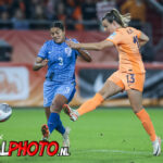 UTRECHT , 26-09-2023 , Stadion Galgenwaard , UEFA Nations League Women Group A , season 2023 / 2024, match between Netherlands and England , Netherlands player Renate Jansen scores 2-1